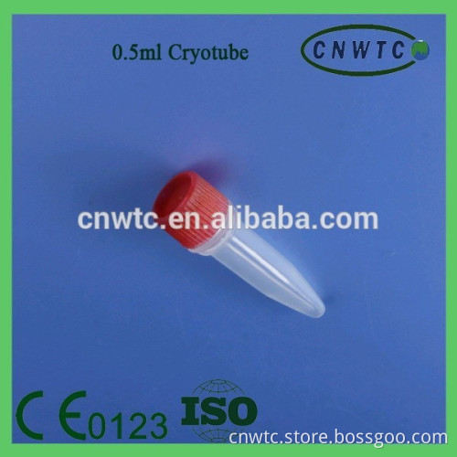 Free standing 0.5ml cryotubes